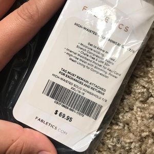 High Waist Solid Powerhold 7/8 Fabletic Leggings